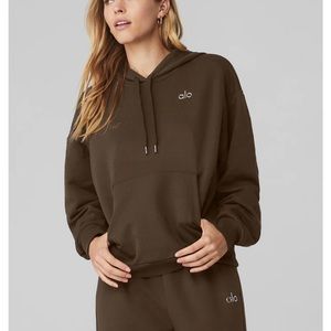 Alo Accolade Hoodie in Espresso
